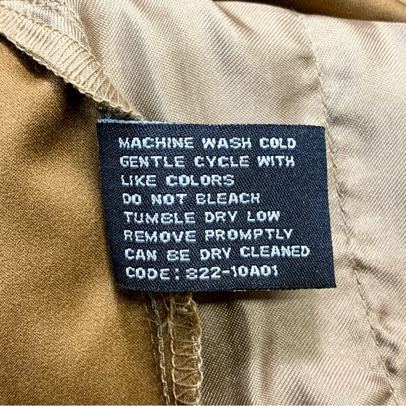 Weatherproof~NWT~Men’s Tan Faux‎ Suede Collared Pullover~Sz L - Picture 9 of 10